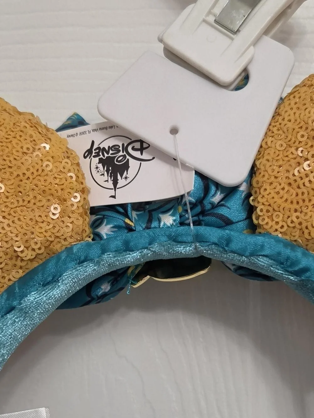 Disney Parks Epcot Saluti -Italy- Gold Sequin Ears
